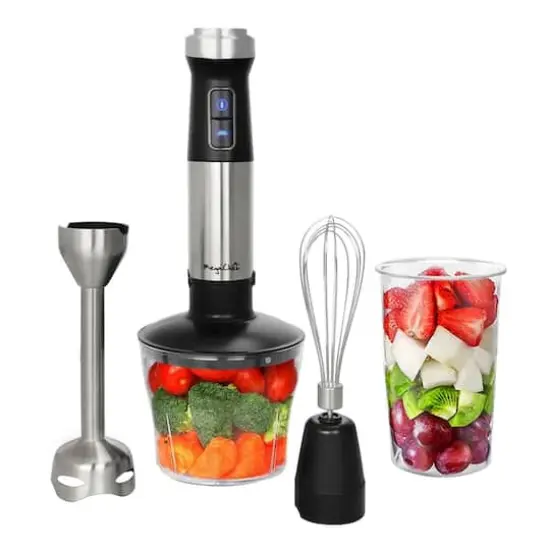 MegaChef 4 in 1 Multipurpose Immersion Hand Blender With Speed Control & Accessories {1}