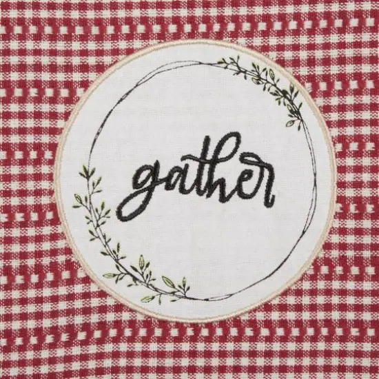 Barn Red Farm To Table Embellished Dishtowel (Set of 4) {6}