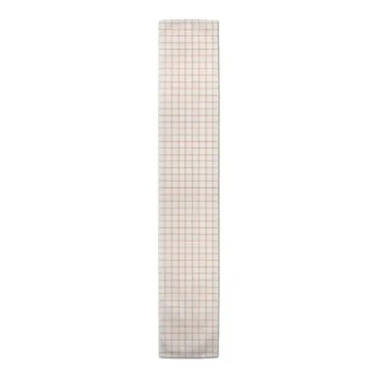 72" Fall Grid Polyester Twill Table Runner {1}