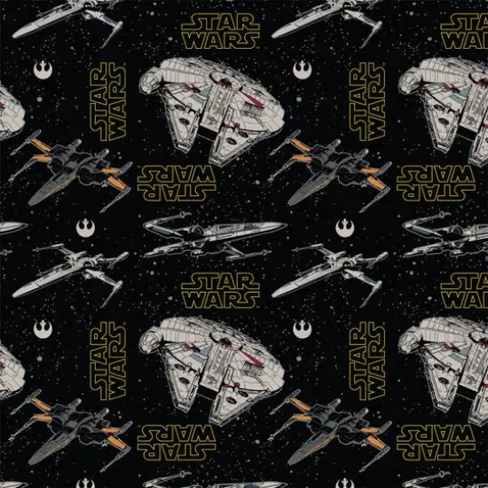 Camelot Fabrics Star Wars Ships Fleece Precut Set {3}