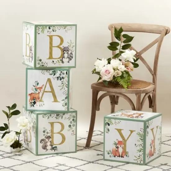 Kate Aspen&reg; Woodland Baby Block Box Set {5}