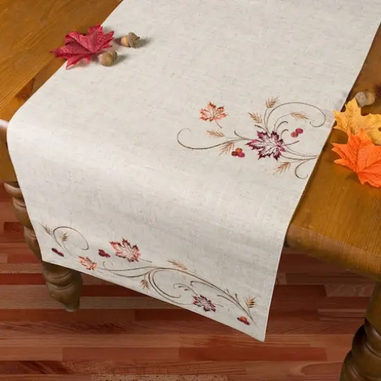 DII&reg; 108" Autumn Wheat Table Runner {3}