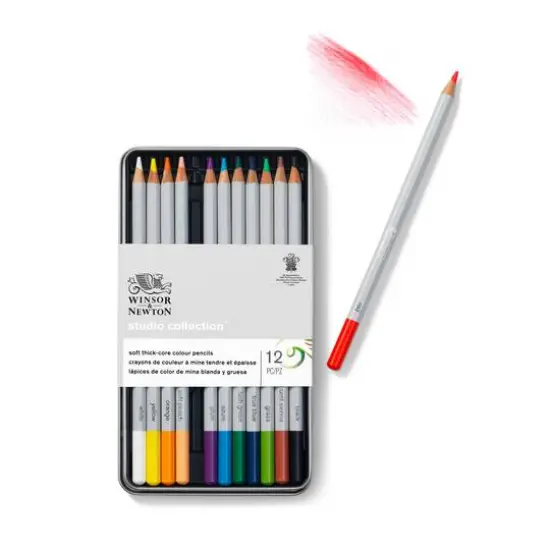 Winsor & Newton&trade; Studio Collection&trade; 12 Color Pencil Tin Set {7}