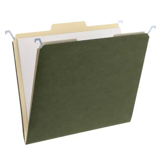 Find It Trading Tab View Green Letter Hanging File Folder, 20ct. {3}