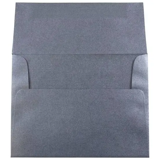 JAM Paper 4.375" x 5.75" Metallic Invitation Envelopes, 50ct. Anthracite Stardream {4}