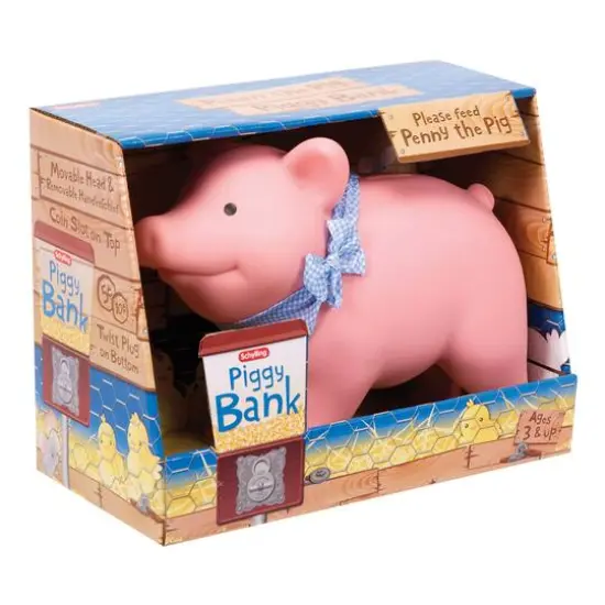 Schylling Rubber Piggy Bank {3}