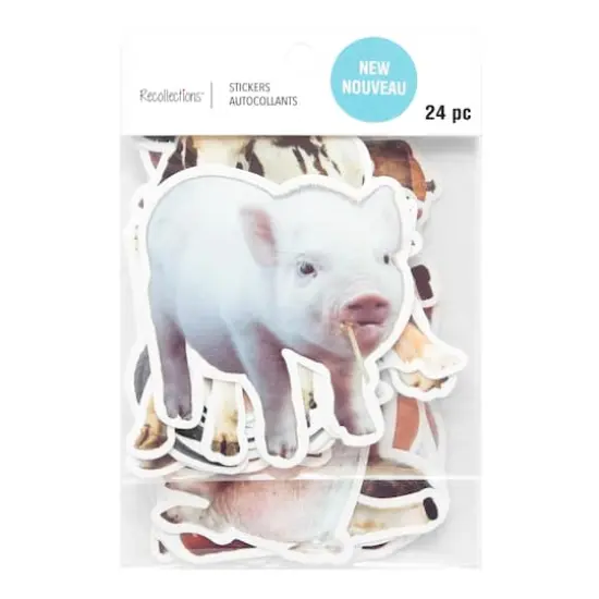 Barnyard Animals Die Cut Stickers by Recollections&trade; {4}