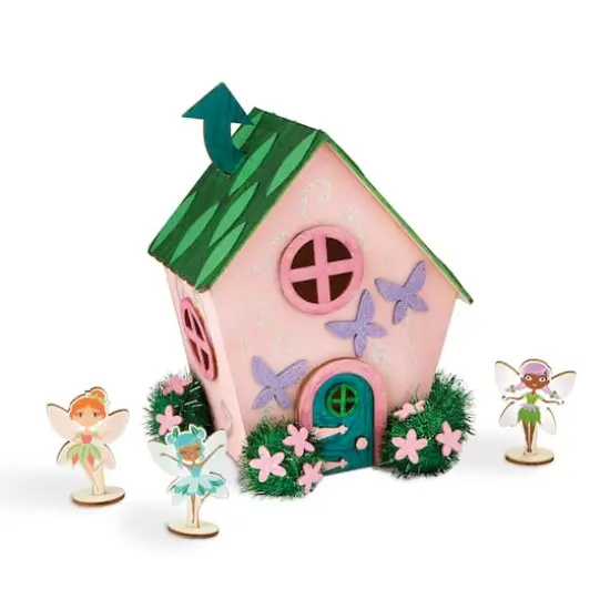 Fairy House Color-In 3D Wood Puzzle by Creatology&trade; {1}