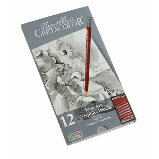 Cretacolor Fine Art Cleos Graphite Tin Set {4}