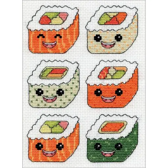 Design Works&trade; Sushi Counted Cross Stitch Kit {4}