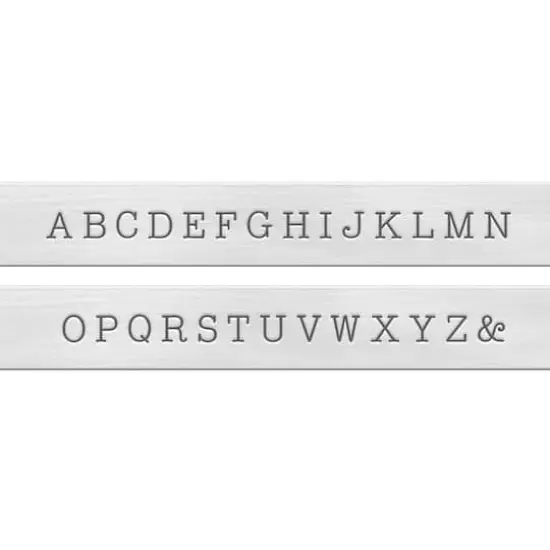 ImpressArt&reg; Basic Uppercase Typewriter Letter Stamps, 3mm {3}