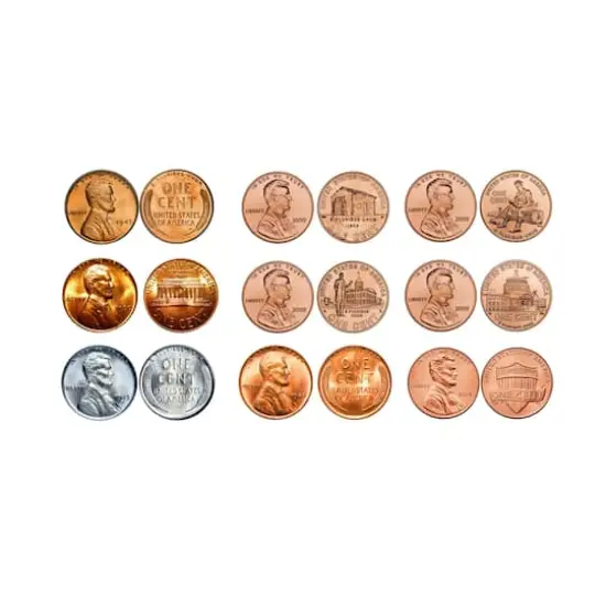Lincoln Penny Bankers Bag Beginner Coin Set {5}