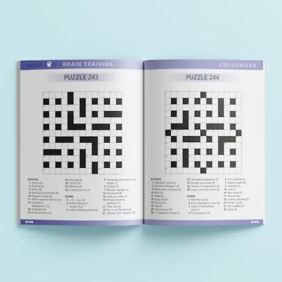 Mindworks Brain Training Crossword Puzzles {6}