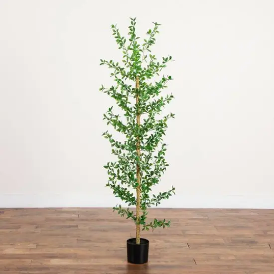 7ft. Artificial Shady Lady Black Olive Tree {8}