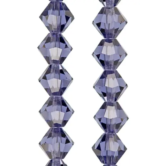 Preciosa Glass Crystal Bicone Beads, 6mm by Bead Landing&trade; Tanzanite {1}