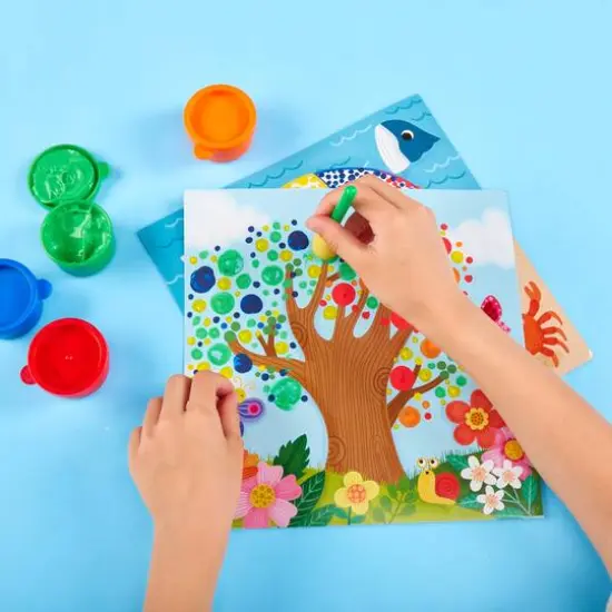 Bright Stripes Let's Craft S.T.E.A.M. School Painting Science Kit {3}