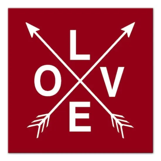 Love Arrows Canvas Art {1}