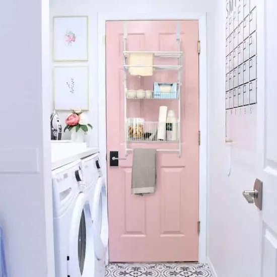 Household Essentials Metal Over the Door Drying Storage Rack {3}