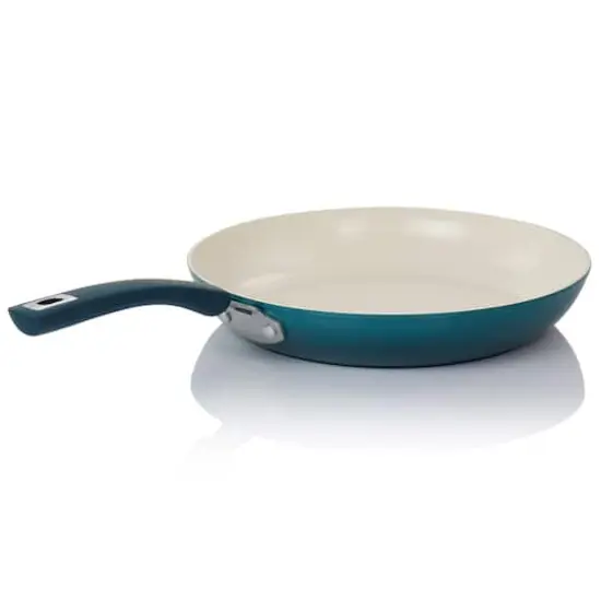 Oster Corbett 12'' Blue Nonstick Aluminum Frying Pan {6}
