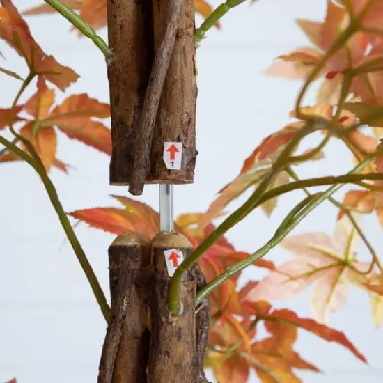 9ft. Autumn Deluxe Maple Artificial Fall Tree {6}