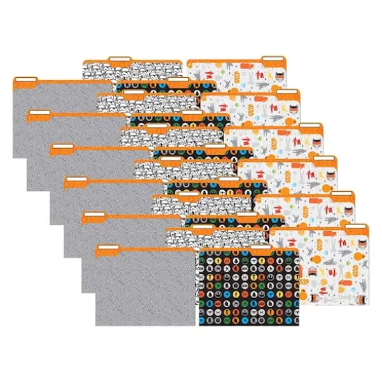 Eureka® Star Wars™ Super Troopers File Folders, 6 Packs of 4 {1}