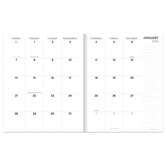TF Publishing Medium 2024 Ocean Tide Monthly Planner {6}