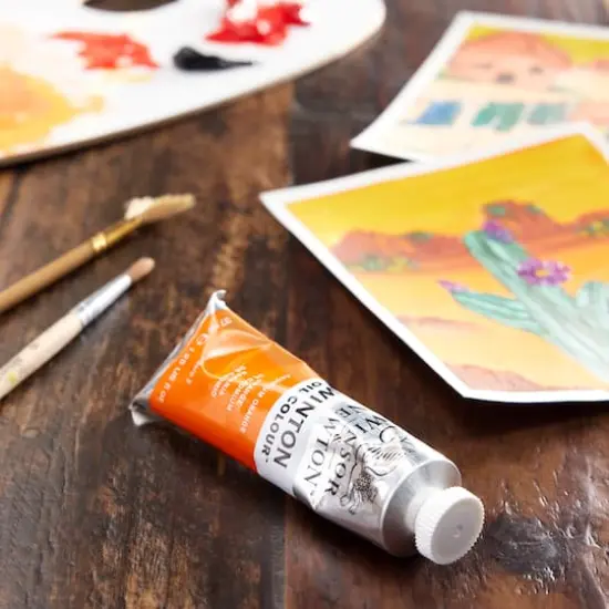 Winsor & Newton&reg; 1.25oz. Winton Oil Colour&trade; Tube Cadmium Orange {3}