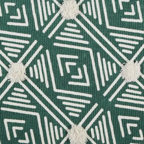 DII&reg; Diamond Textured Hand-Loomed Shag Rug Teal {4}