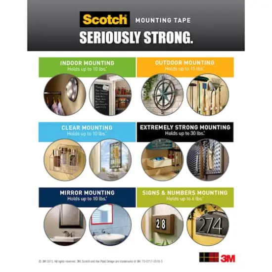 3M Scotch&reg; Permanent Mounting Tape {6}