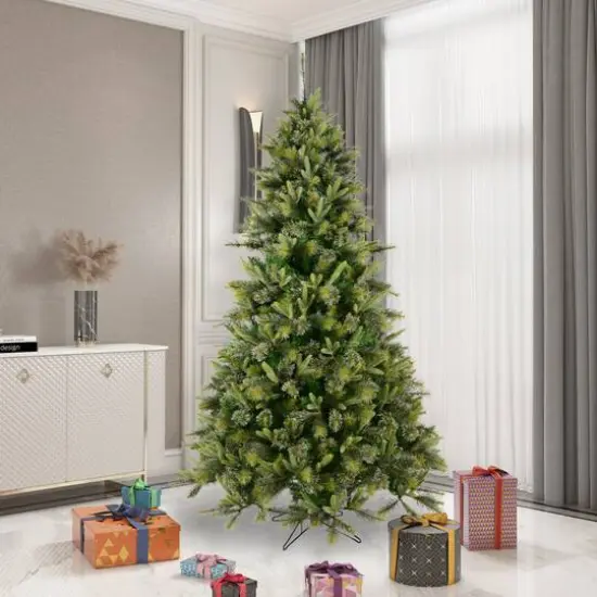 7.5ft. Unlit Cashmere Pine Artificial Christmas Tree {3}