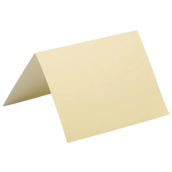 JAM Paper 4.62" x 6.25" Ivory Blank Foldover Cards {1}