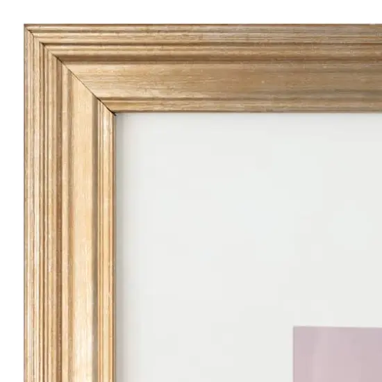 Aspect 8" x 10" Gold Narrow Frame with Mat by Studio Décor® {3}