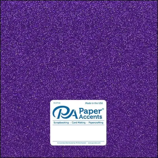 PA Paper™ Accents 12" x 12" Glitter Cardstock, 5 Sheets Canna {2}