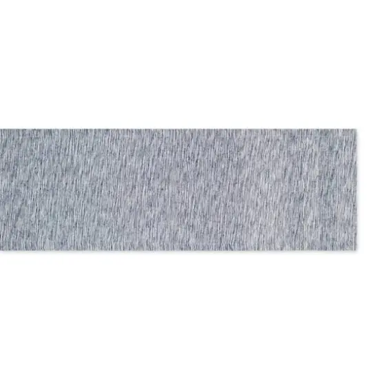 DII&reg; 108" Tonal Recycled Cotton Slubby Rib Table Runner Navy {4}
