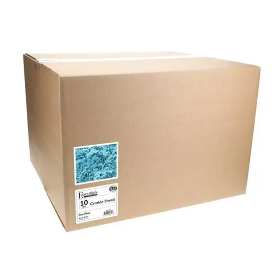 Essentials by Leisure Arts Crinkle Shred Box, 10lb. Sea Blue {4}