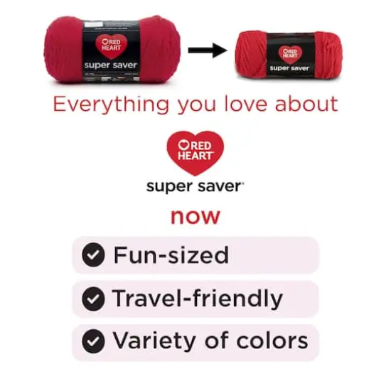 Red Heart&reg; Super Saver&reg; 12 Skein Super Craft Yarn Kit Brights {10}