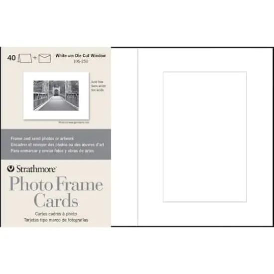 Strathmore&reg; White Photo Frame Cards & Envelopes, 5" x 7" {1}