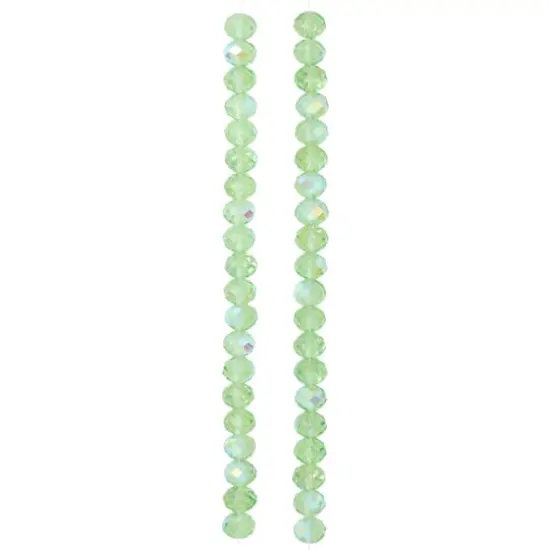 Peridot AB Faceted Glass Beads, 10mm by Bead Landing&trade; {4}