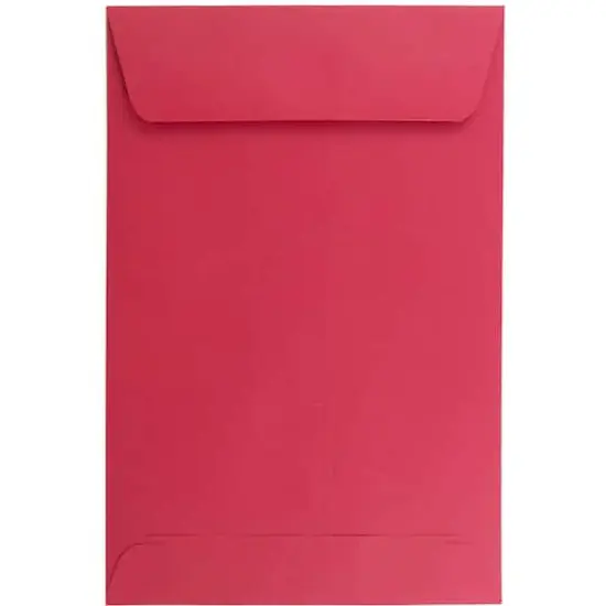 JAM Paper 6" x 9" Red Open End Catalog Colored Envelopes, 50ct. {1}