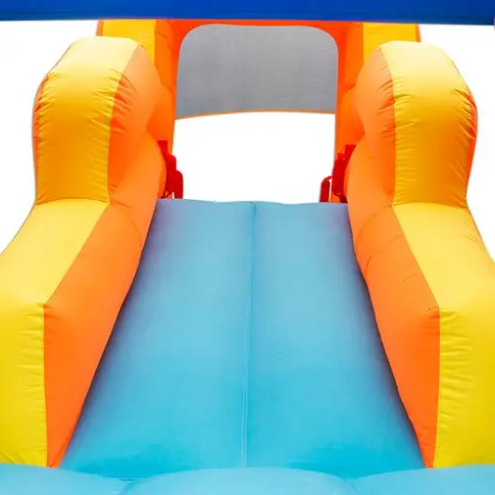 Banzai&reg; Inflatable Double Slide Bouncer&trade; Outdoor Toy {7}