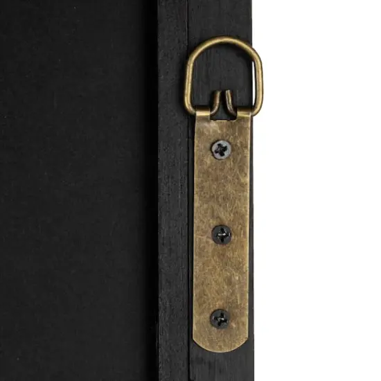 Hello Honey&reg; 40" Geometric Art Deco Glass Wall Mirror Gold {7}