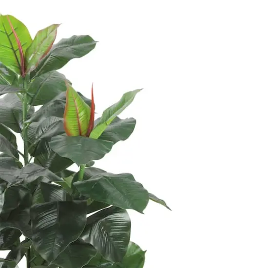 4ft. Potted Artificial Rubber Plant {4}