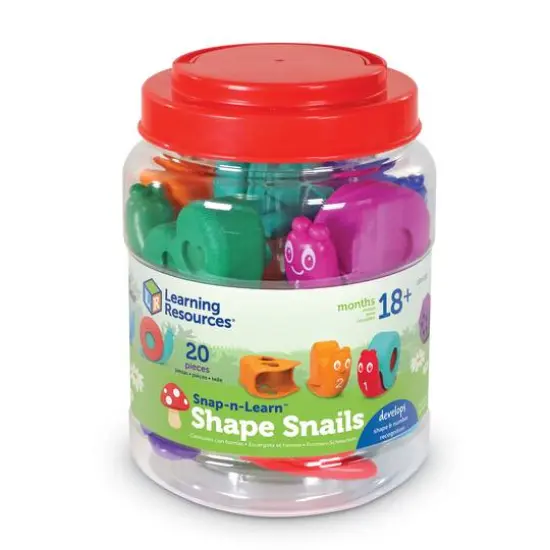 Learning Resources Snap-N-Learn Shape Snails {6}