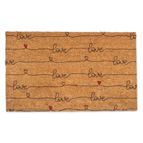 Love Script 30" x 18" Door Mat {1}