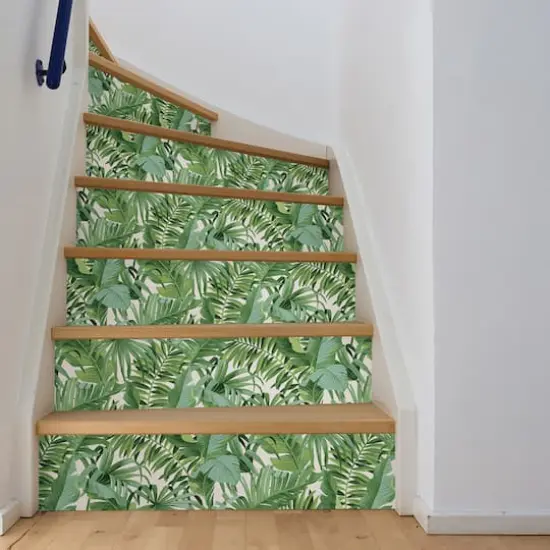 NuWallpaper Green Maui Peel & Stick Wallpaper {5}