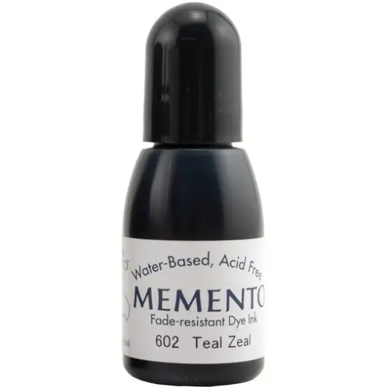 Memento Dye Ink Refill, 0.5oz. Teal Zeal {1}