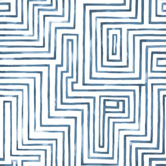 RoomMates Blue Warren Peel & Stick Wallpaper {1}