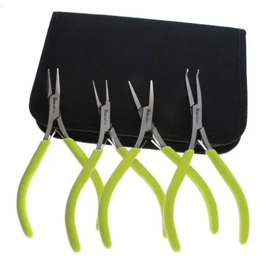 The Beadsmith&reg; Micro-Fine&trade; 4 Piece Plier Set {7}