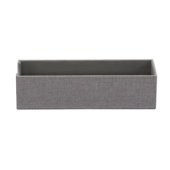 Household Essentials 12" Narrow Accessory Organizer Tray Gray {12}
