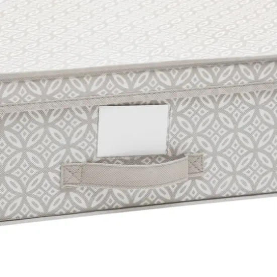Simplify Gray Boho Under the Bed Storage Box {4}